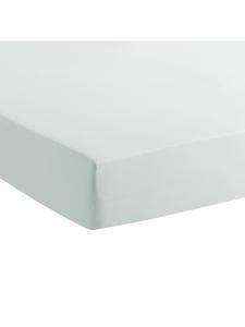 Traumschlaf Детская простыня на резинке из тонкого трикотажа серебристого цвета