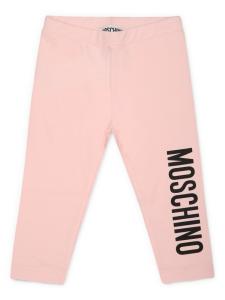 Брюки с логотипом Moschino Kids, розовый