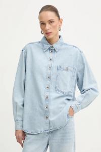 Джинсовая рубашка Patrizia Pepe, синий