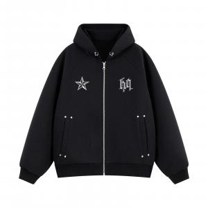 Толстовка Unisex Hooded Moderate Cardigan HUANQIU, черный