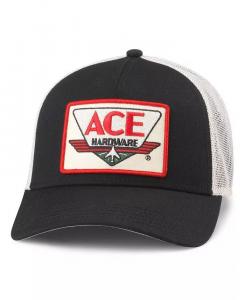 Мужская черная/натуральная регулируемая кепка Ace Hardware Valin American Needle