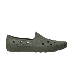 Трек Слипоны Vans, зеленый