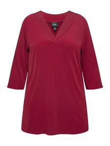 Футболка Ulla Popken Longshirt, цвет weinrot