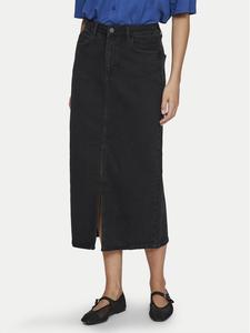 Джинсовая юбка regular fit Jaf 14099736 Vila, черный