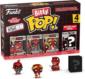 Funko POP! Дэдпул Битти Поп, 4 комплекта фигурок Динопула диаметром 2,5 см