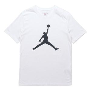 Футболка jumpman с логотипом бренда с принтом круглый вырез короткий рукав Air Jordan, белый