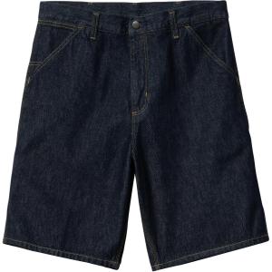 Джинсовые шорты с разрезом на одно колено Carhartt WIP, синий