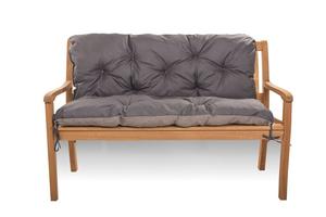 Подушка для садовой скамейки 100x60x50 темно-синий|Подушка для садовой скамейки | Уличная подушка | Подушка для сиденья скамья | Подушка для скамейки на открытом воздухе в Голливуде Setgarden, темно-серый