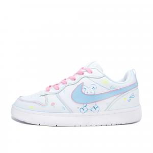 Детские скейтерские кроссовки Court Borough для младших школьников Nike, синий/розовый/белый