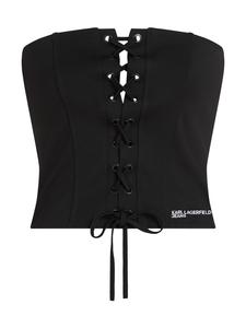 KARL LAGERFELD JEANS Топ в черном цвете