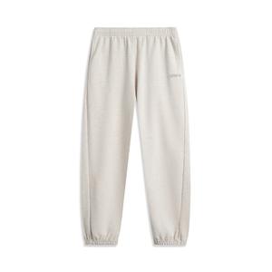 LINING Спортивные вязаные брюки из коллекции Sports Life Collection женские, цвет хизер серый, плиточный серый