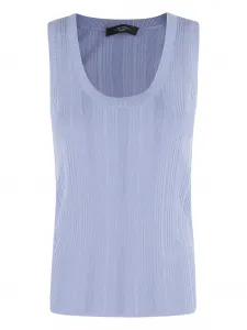 Топ Ceylon с U-образным вырезом Weekend Max Mara, фиолетовый