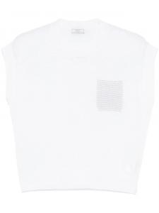 Peserico топ тонкой вязки, белый