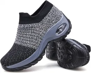 Ортопедическая поддерживающая обувь для женщин - облегчение боли для стоп и суставов Vauxhaller, серый