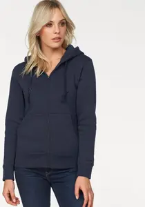 Толстовка с капюшоном Fruit of the Loom "Lady-Fit Premium hooded Sweat Jacket", цвет морской волны