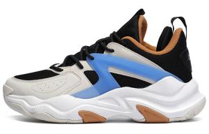 Баскетбольные кроссовки мужские низкие черные/белые/синие Xtep