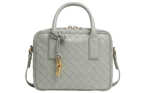 Сумка через плечо из овчины, кроссбоди, женская сумка Trumpets цвета агатового серого Bottega Veneta, Set (Bag+Dust Bag)