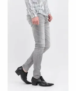 Tornado mart 3d винтажные джинсы скинни, цвет Light Gray