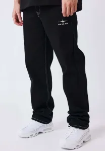 Прямые джинсы brodé с цветочным узором Project X Paris, Noir