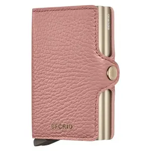 Кошелек Secrid Twinwallet Pebble leather, розовый