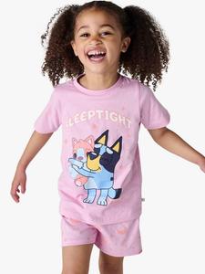 Детский комплект пижамы Bluey из хлопка Brand Threads, Pink/Multi