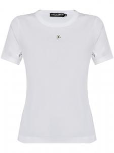 Dolce & Gabbana футболка с логотипом, белый