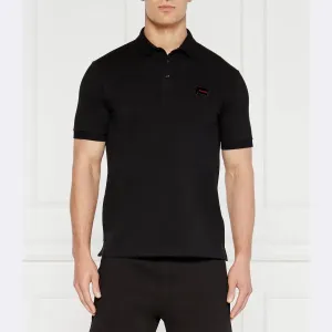 Рубашка поло стандартного кроя Hugo, черный