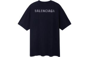 Футболка женская Balenciaga Back, черный