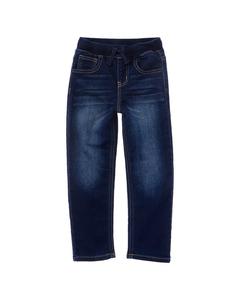 Джинсы прямого кроя из трикотажного денима Flapdoodles, синий