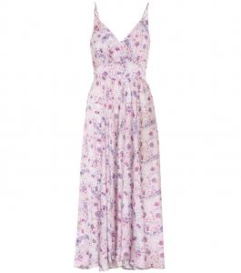 Платье с цветочным принтом из атласа Rabanne, A Definir