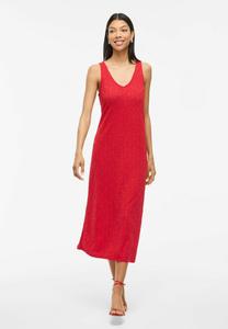 Платье VILA ÄRMELLOSES, Racing Red/Mottled Red