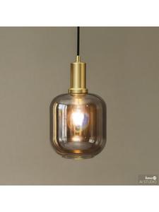 Подвесной светильник MOME с одним плафоном, латунный Home24, Messing