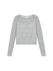 Женский кардиган серого меланжа Usha