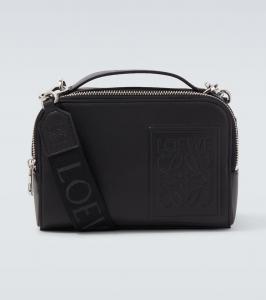 Мини-сумка кроссбоди Anagram из кожи Loewe, Black