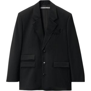 Блейзер с логотипом Alexander Wang, черный