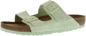 Женские сандалии Birko-Flor Arizona цвета яичной скорлупы/слоновая кость от Birkenstock, зеленый