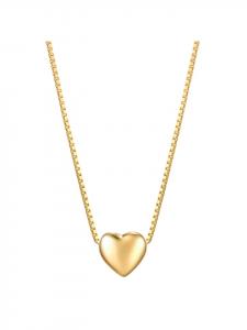 Glanzstücke München Колье в форме сердца из стерлингового серебра с желтым золотом