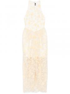 ROTATE BIRGER CHRISTENSEN декорированное платье миди, желтый