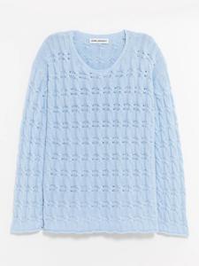 Джемпер с косой вязкой OUR LEGACY, синий