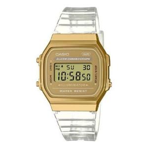 Часы digital 'clear gold' Casio, мультиколор