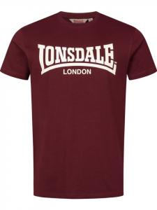 Футболка Fulwood T-Shirt Regular Fit красного цвета Lonsdale