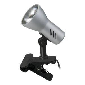 Настольная лампа Briloner Lock, поликарбонат / железо - 1 пламя - серебро