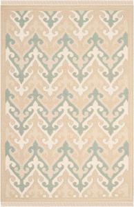 SAFAVIEH Sumak Collection ковер 122 x 183 см бежевый / разноцветный SUM423A ручной работы традиционный премиум шерстяной