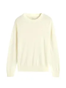 Свитер с круглым вырезом Gant, бежевый