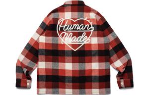 Рубашка в клетку HUMAN MADE, красный