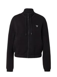 Спортивная толстовка с капюшоном на молнии GUESS Cecilia, черный