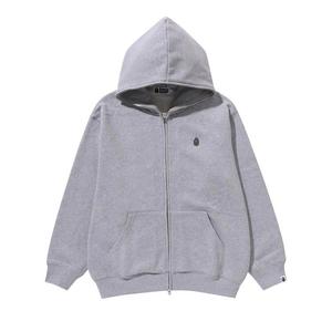 Худи BAPE Metal One Point Full Zip Hoodie, Grey
