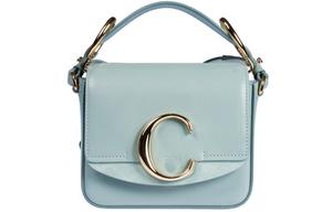 Chloé Сумка Хлоя из телячьей кожи миниатюрная женская светло-голубая