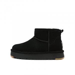 UBZ Женские зимние сапоги молочный чай натуральный черный, цвет Natural Black