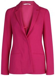 Однобортный шерстяной блейзер Givenchy цвета «Фуксия»